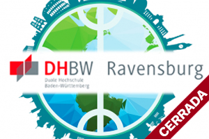 Beca de Movilidad DHBW Ravensburg cerrada